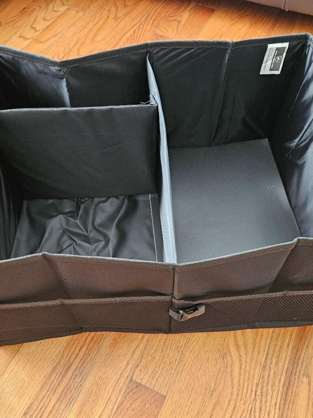 Car Trunk Organizer Foldable Storage Box W/Dividers